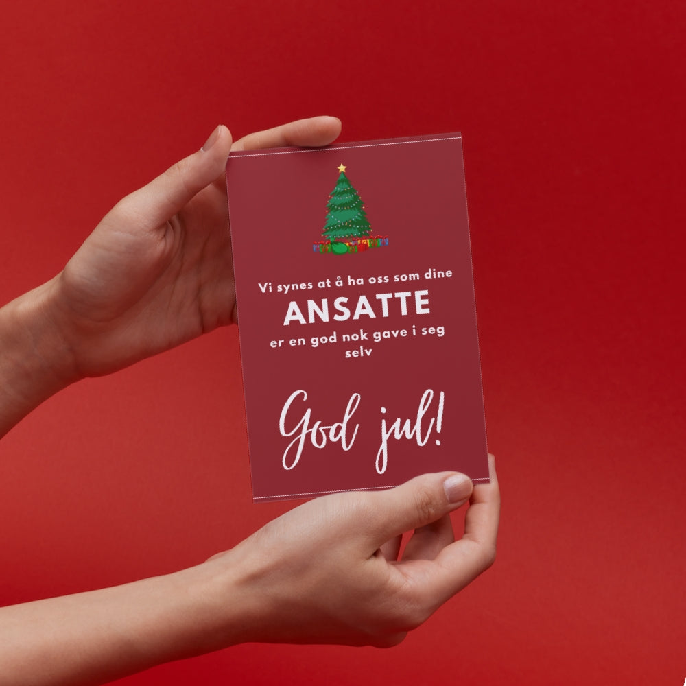 Julekort til sjefen (A5)